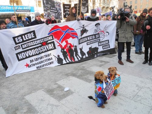 Anti-NATO meeting with supporters of ‘Novorossiya’ in Munich